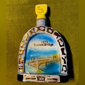 Vintage London Bridge decanter from Jim Beam